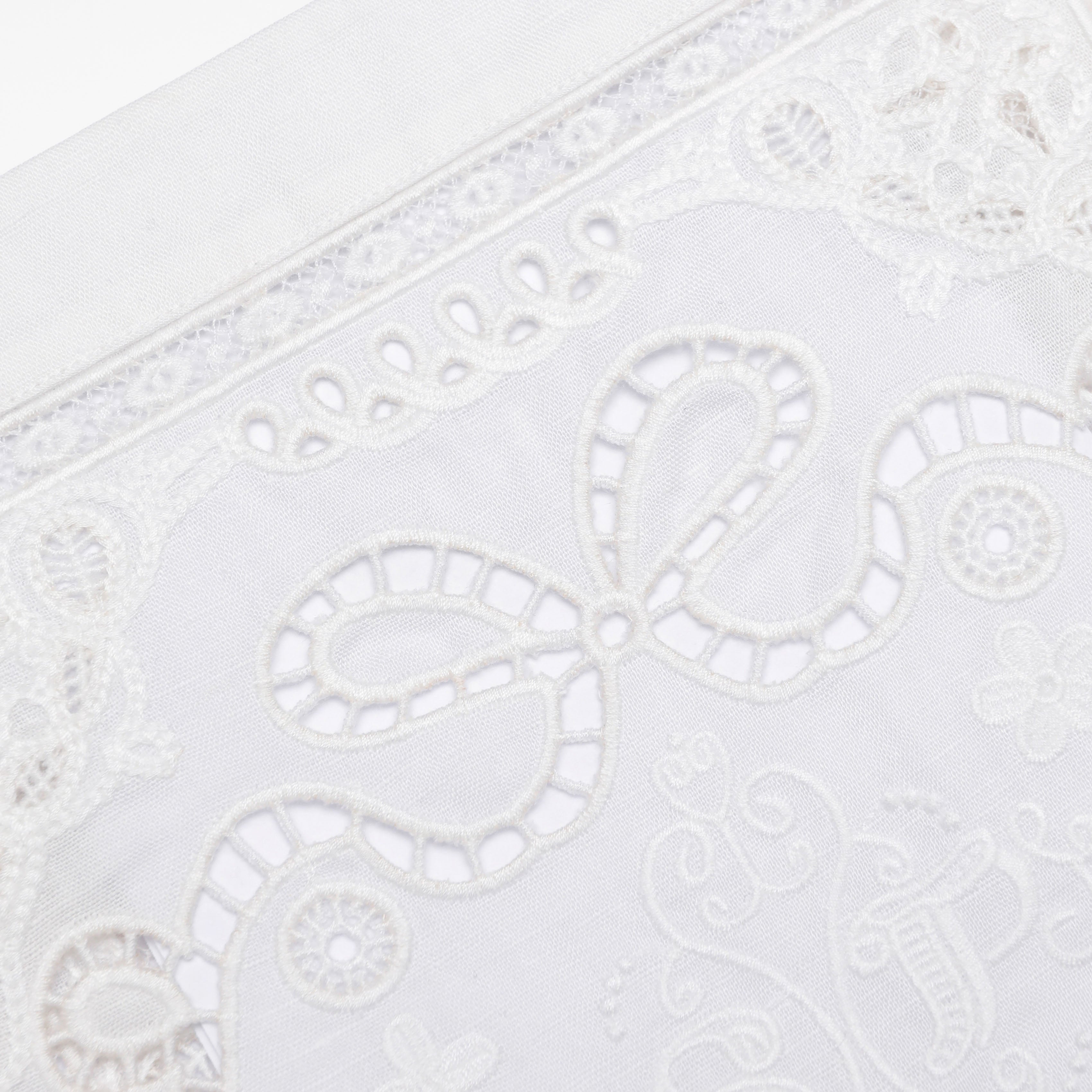 White Embroidered Top