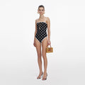 Black Polka Dot Swimsuit