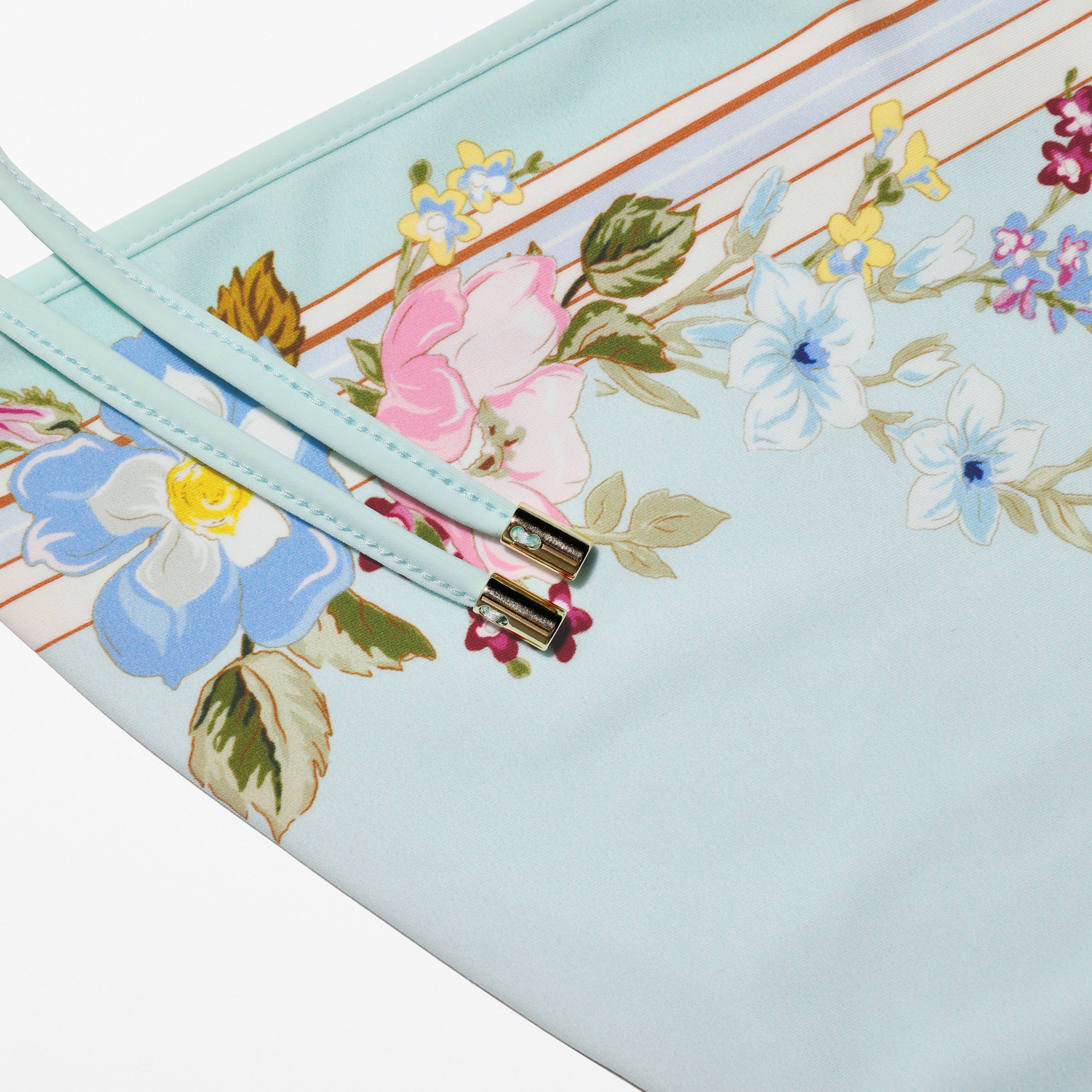 Mint Floral Bikini Bottoms