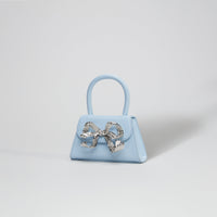 The Bow Micro in Blue with Diamanté