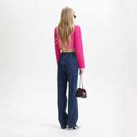 Fuchsia Boucle Jacket