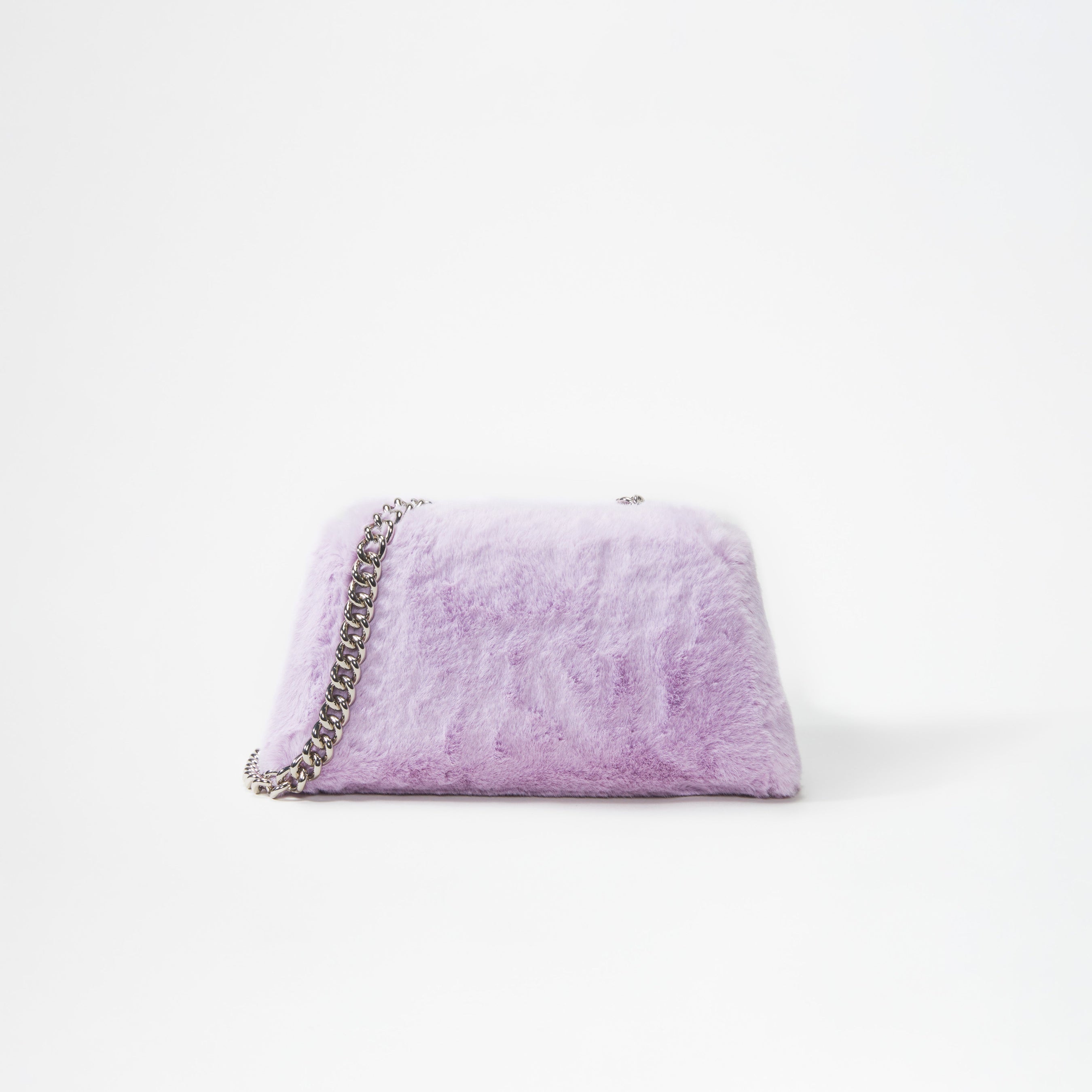 Lilac Fluffy Bow Mini Bag