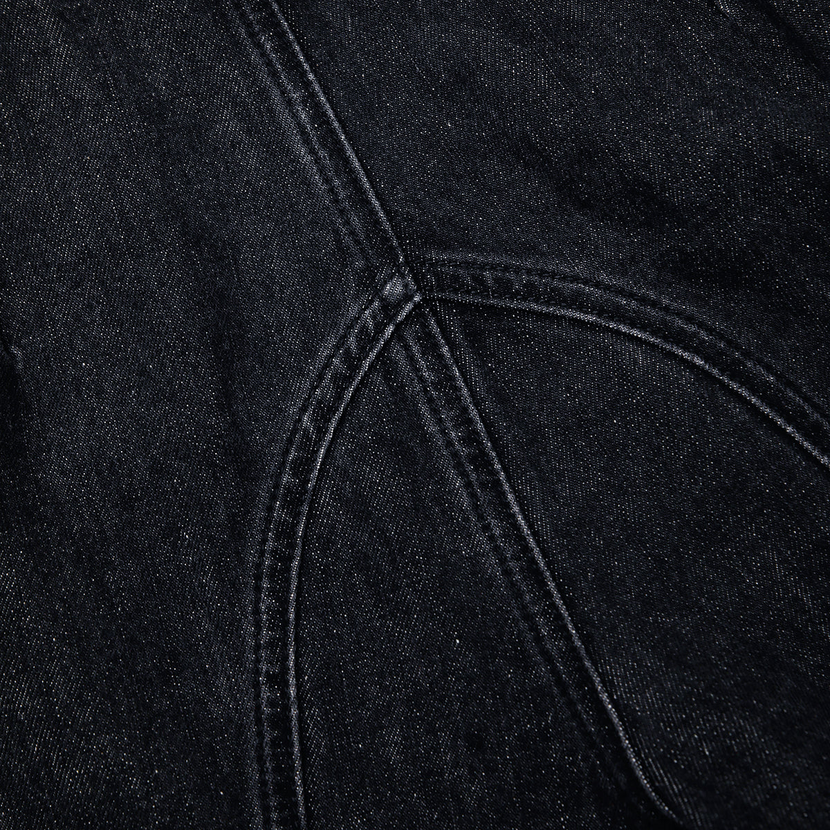 Black Stitch Detail Jeans