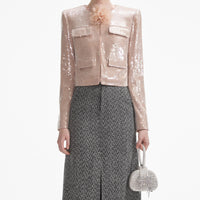 Champagne Sequin Jacket