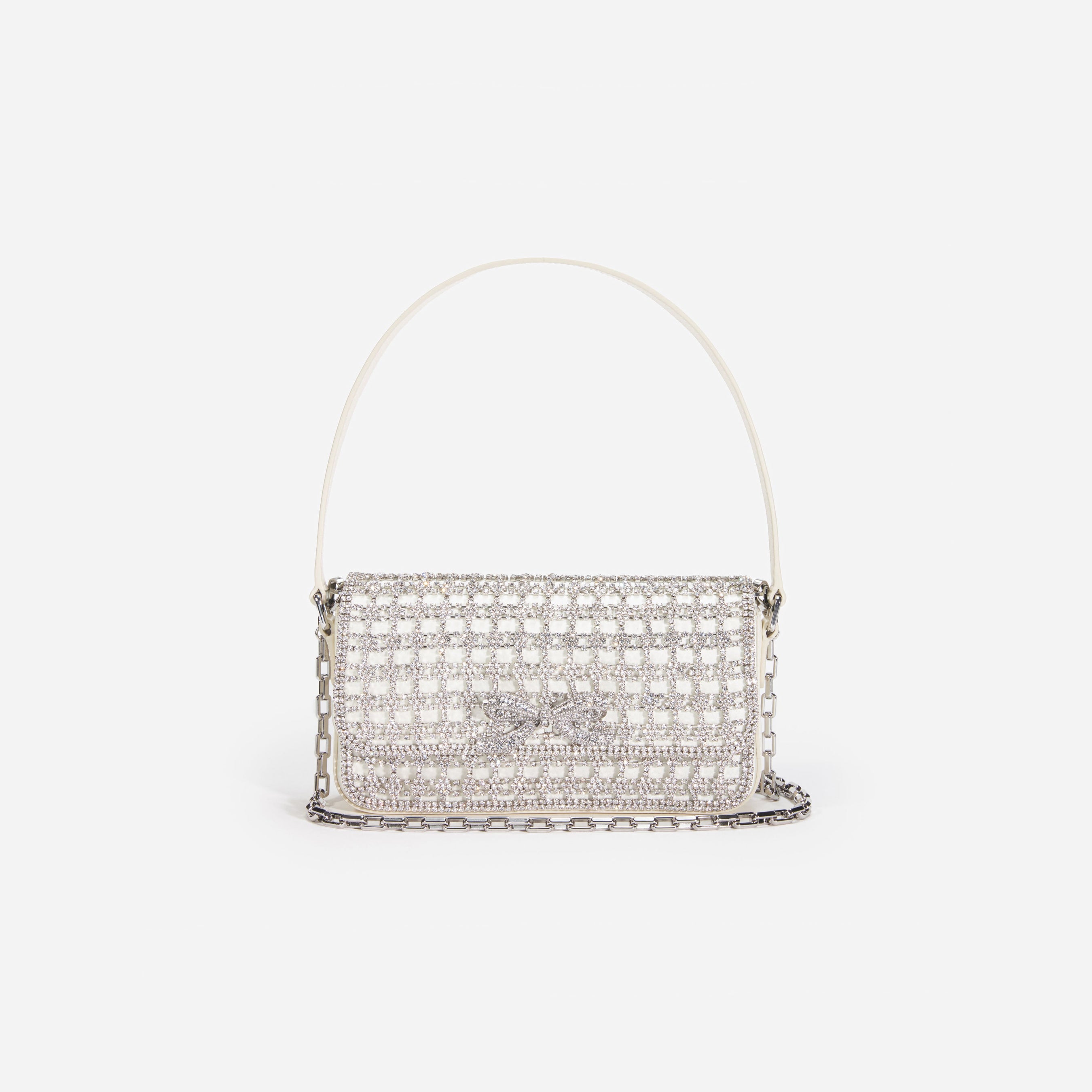 Champagne Crystal Baguette Bag