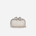 Champagne Crystal Clutch Bag
