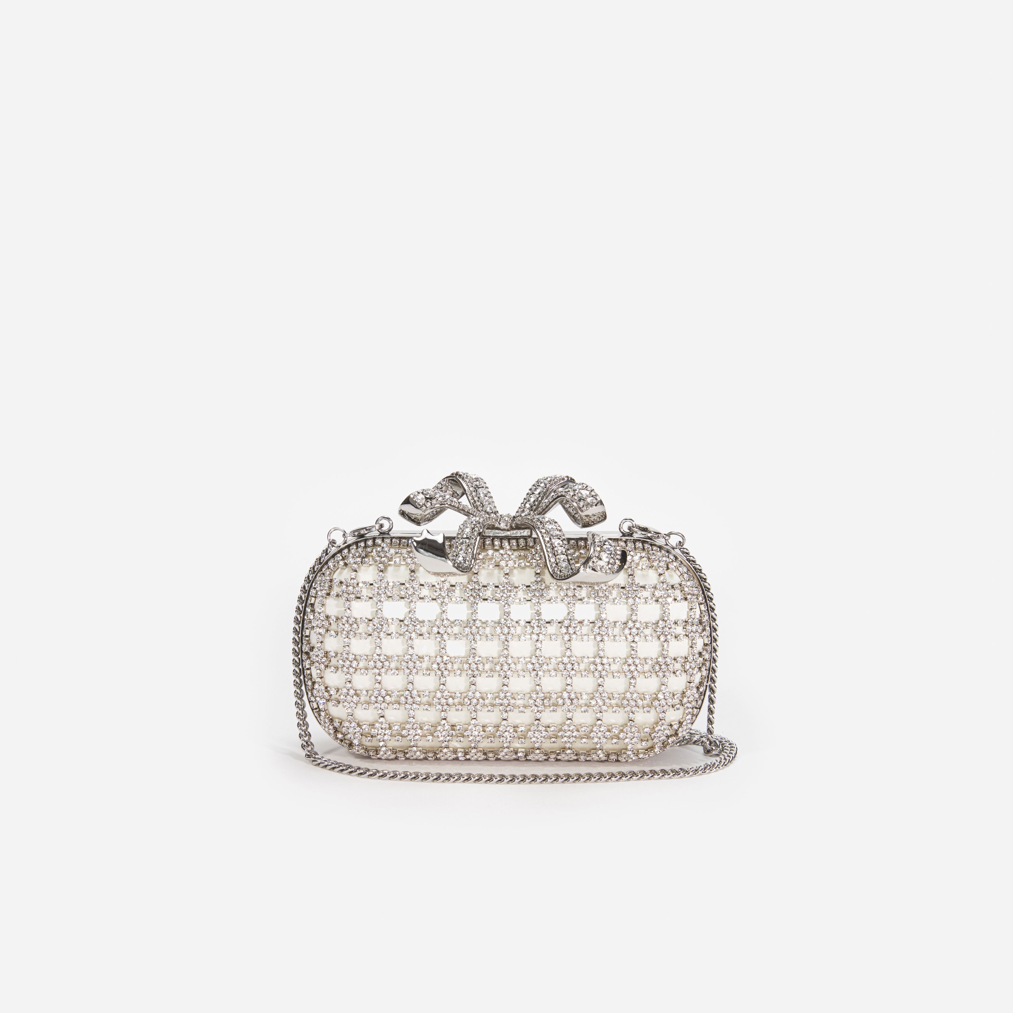 Champagne Crystal Clutch Bag