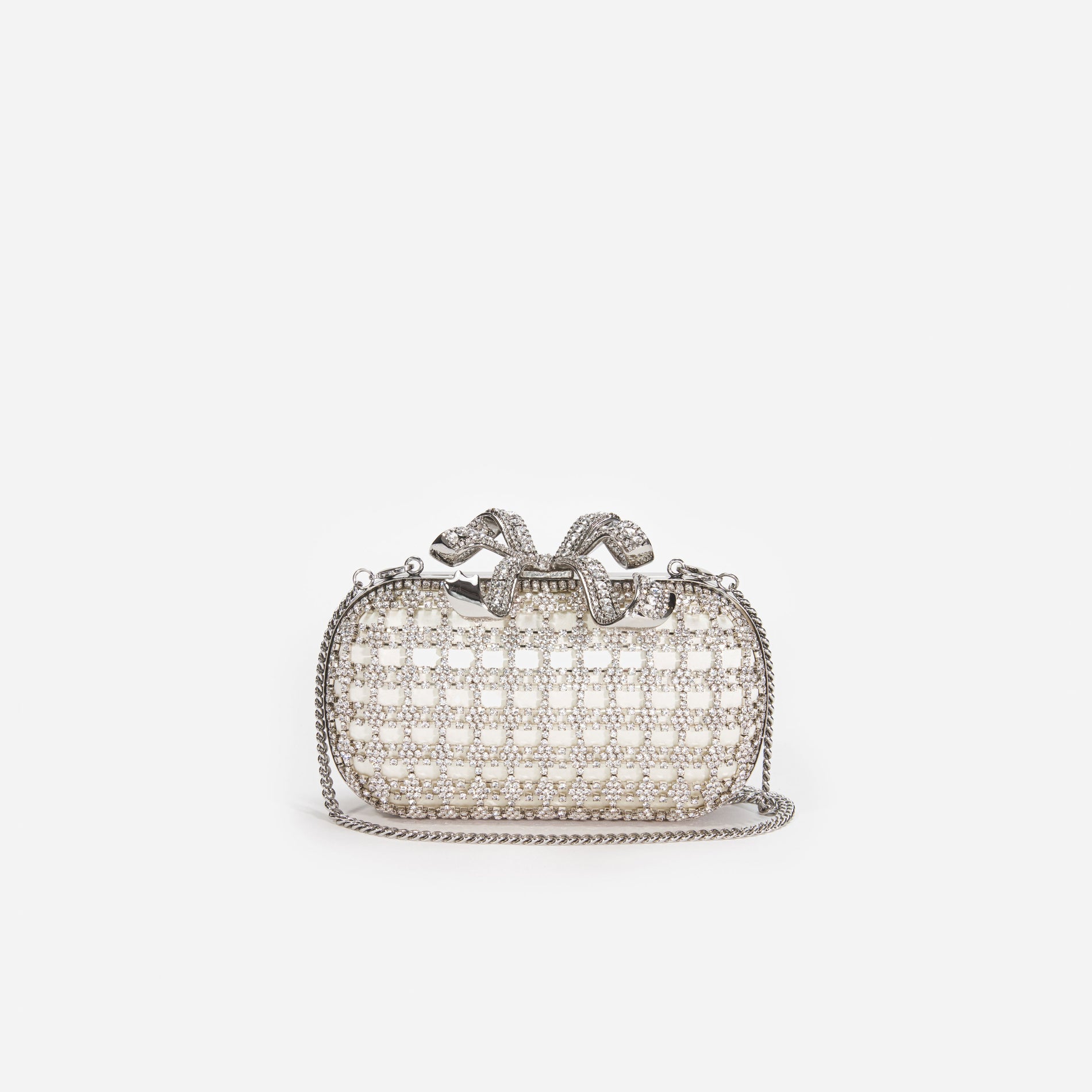 Champagne Crystal Clutch Bag