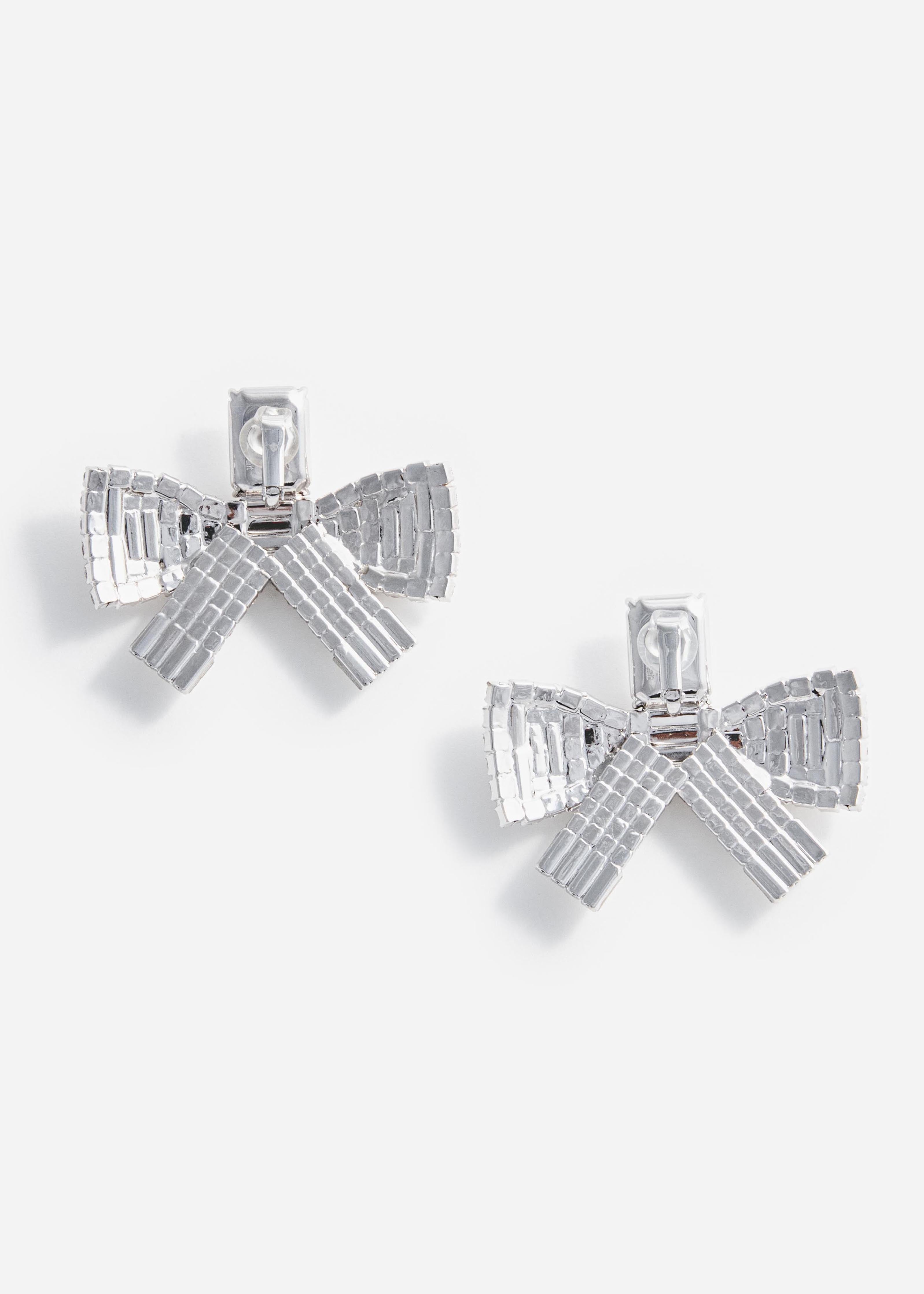 Crystal Bow Earrings – self-portrait-EU