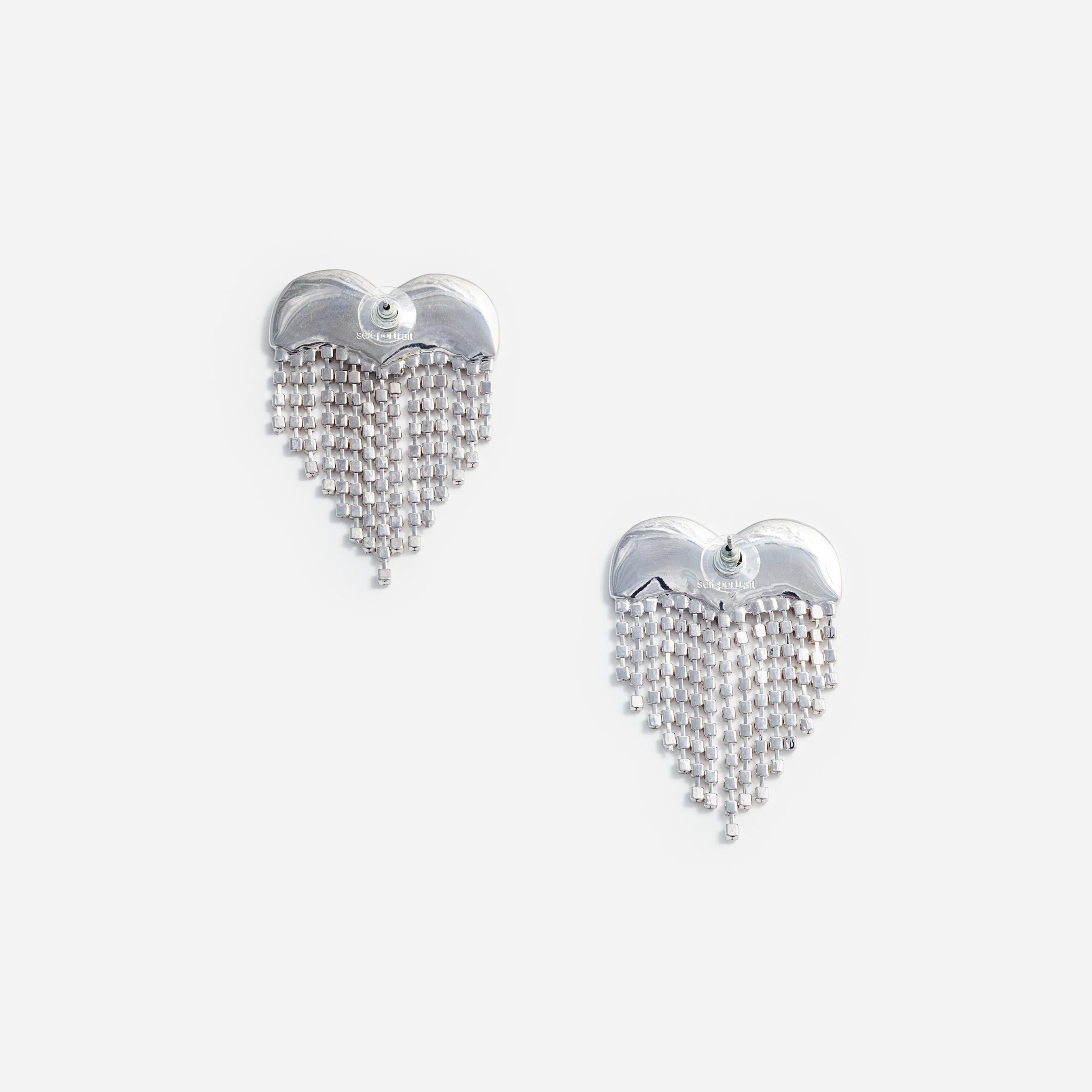 Crystal Heart Earrings