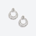 Crystal Double Hoop Earrings