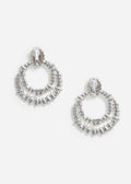 Crystal Double Hoop Earrings