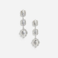 Crystal Tiered Earrings