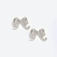 Crystal Bow Earrings