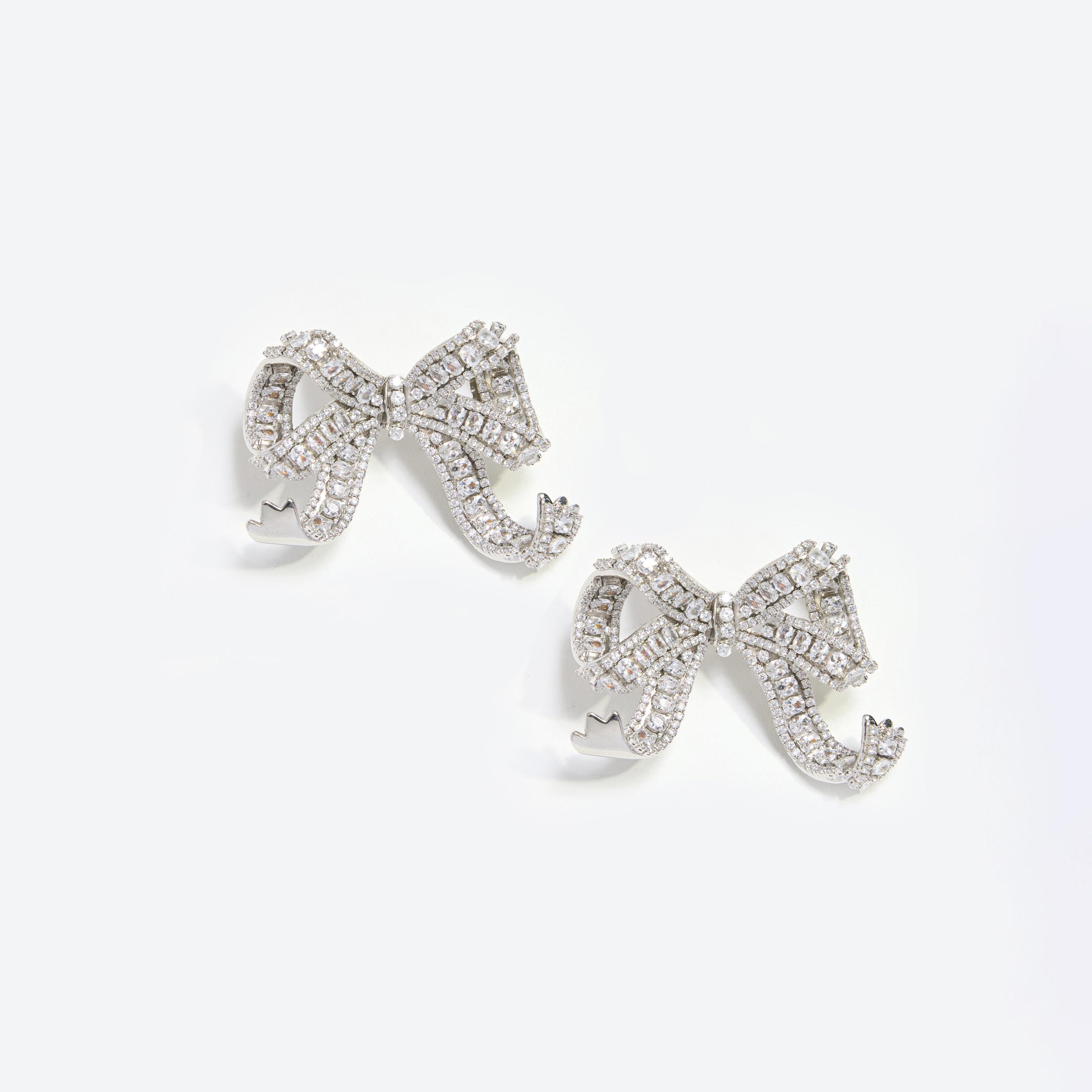 Crystal Bow Earrings