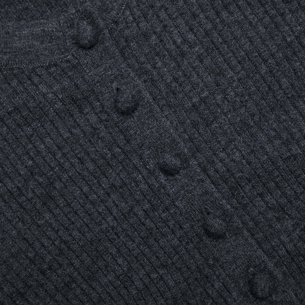 Grey Wool Knit Playsuit
