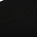 Black Belted Knit Leggings