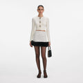 Cream Wool Cardigan
