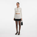 Cream Wool Cardigan