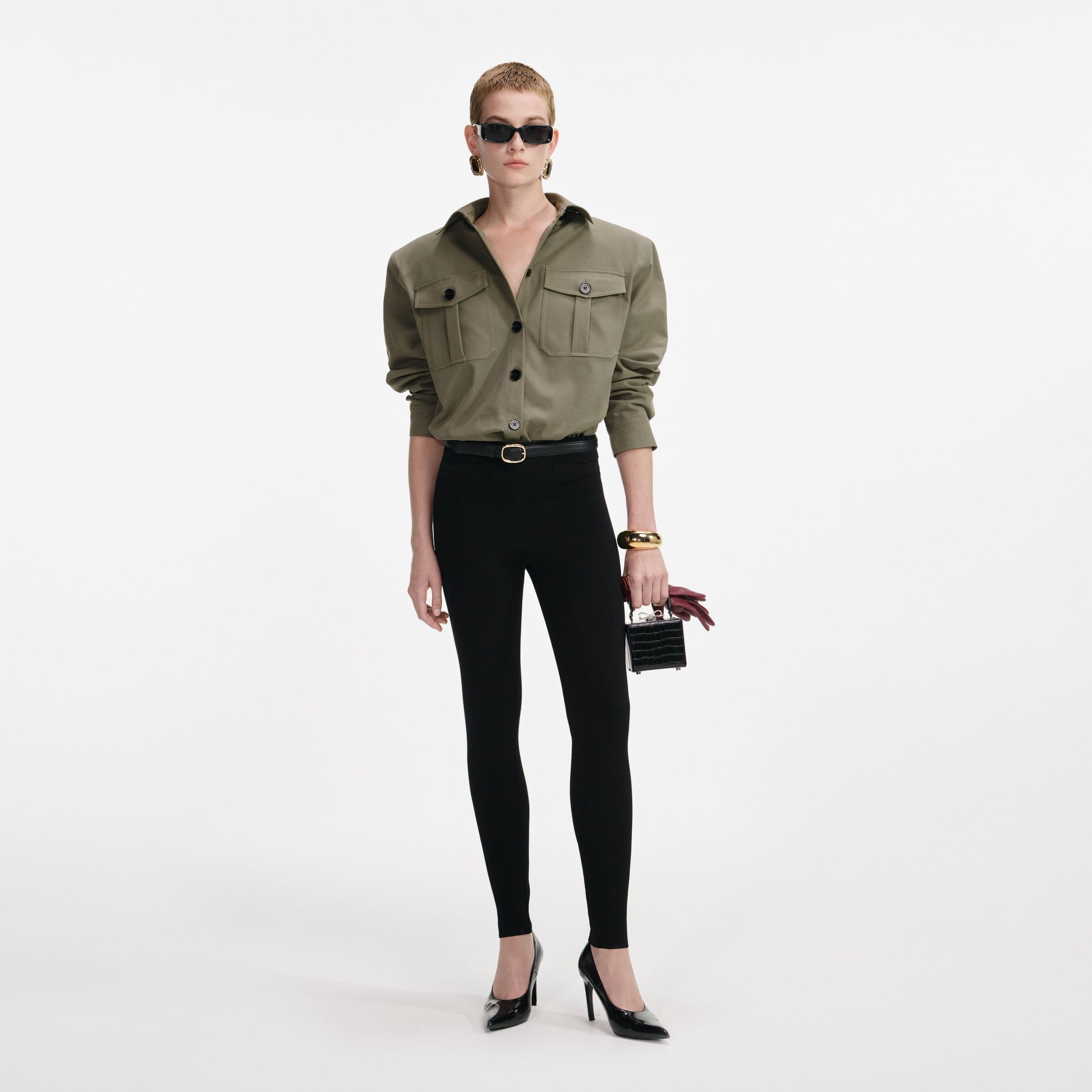 Green Cotton Shirt