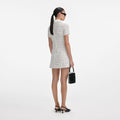 Check Boucle Mini Dress
