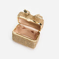 Gold Crystal Vanity Case