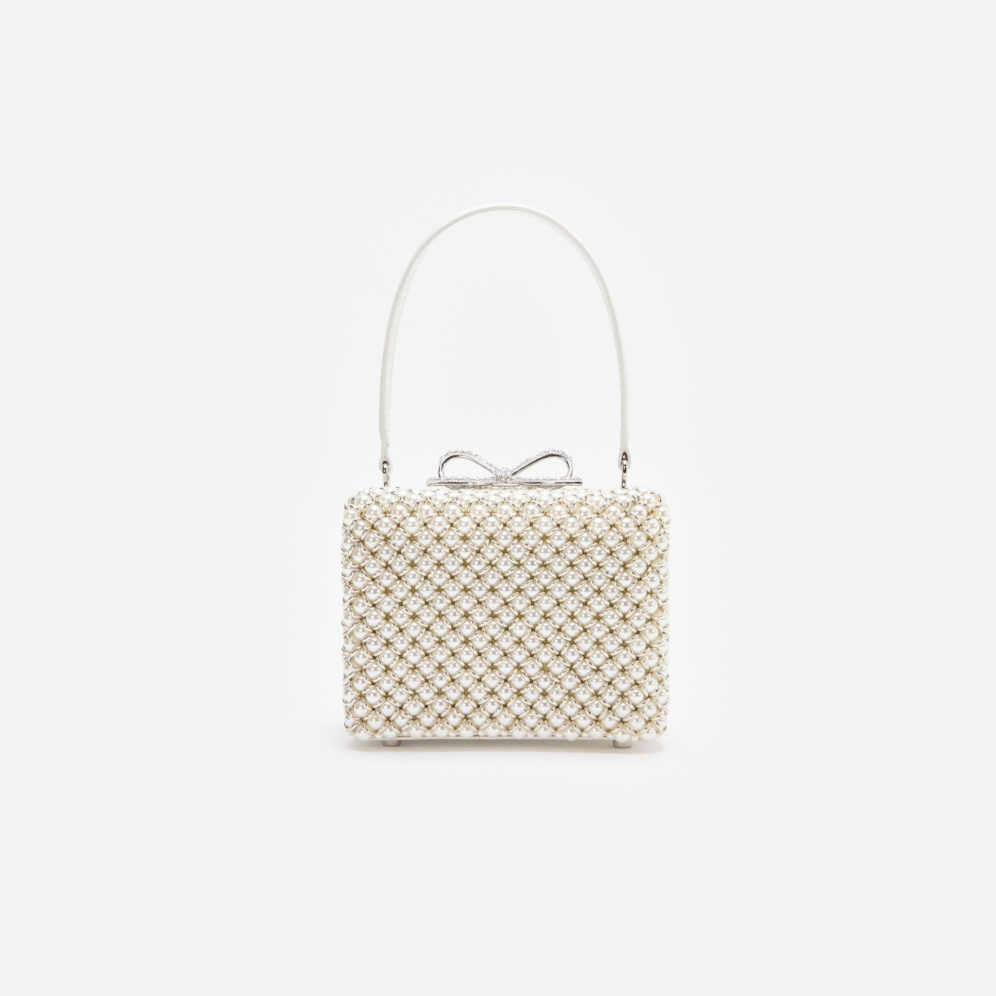 Pearl Embellished Micro Bag