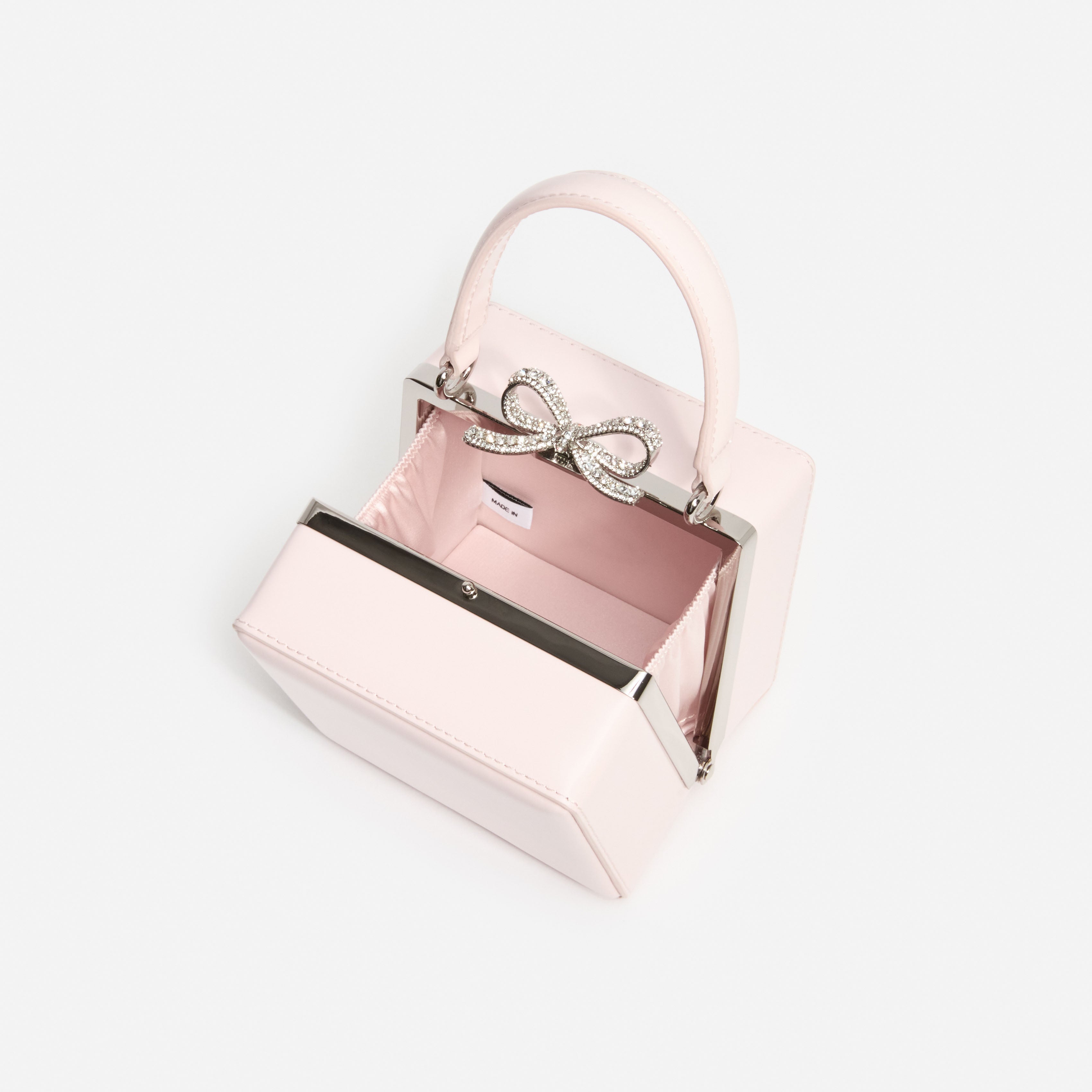 Pink Leather Micro Bag – self-portrait-EU
