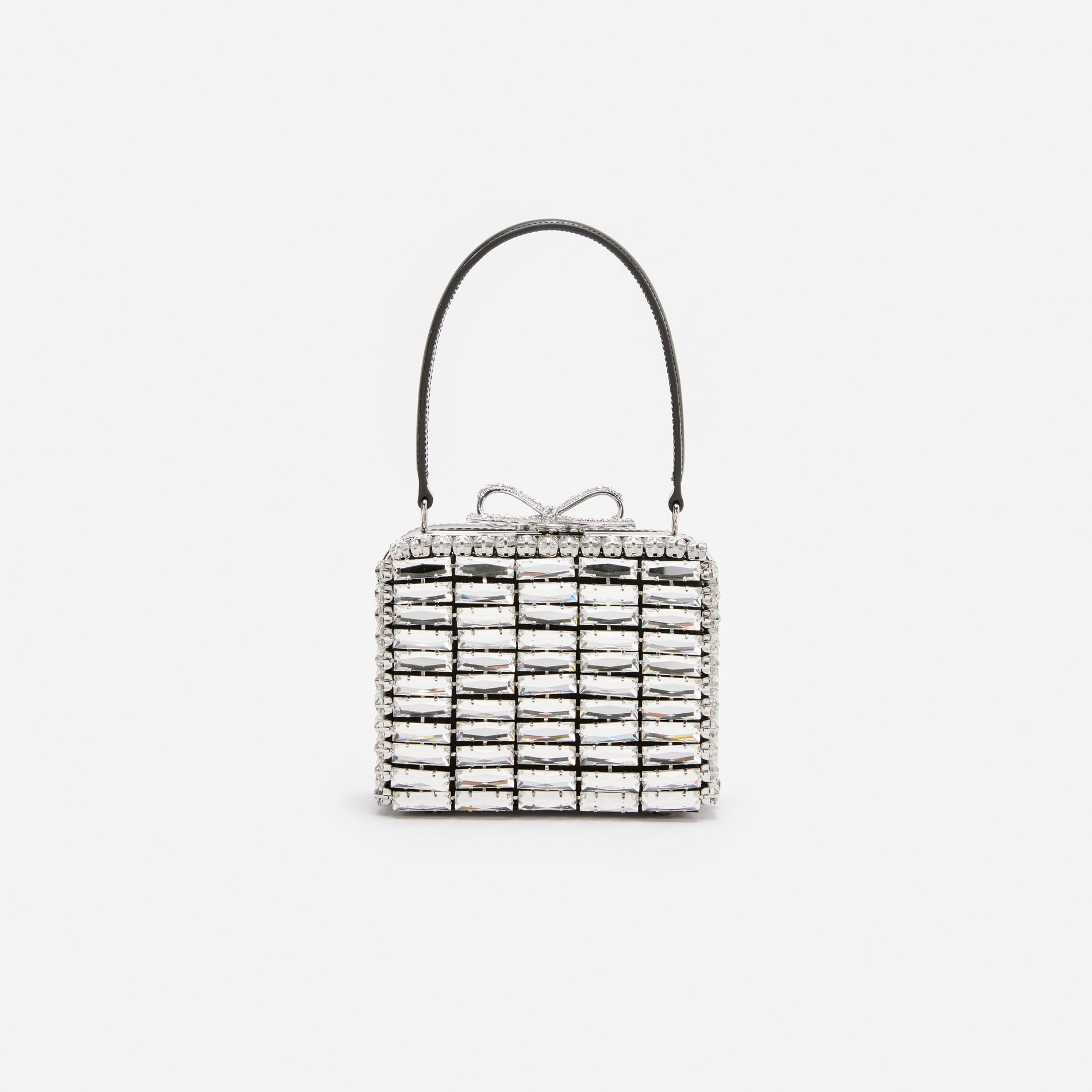 Silver Crystal Micro Bag