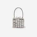 Silver Crystal Micro Bag