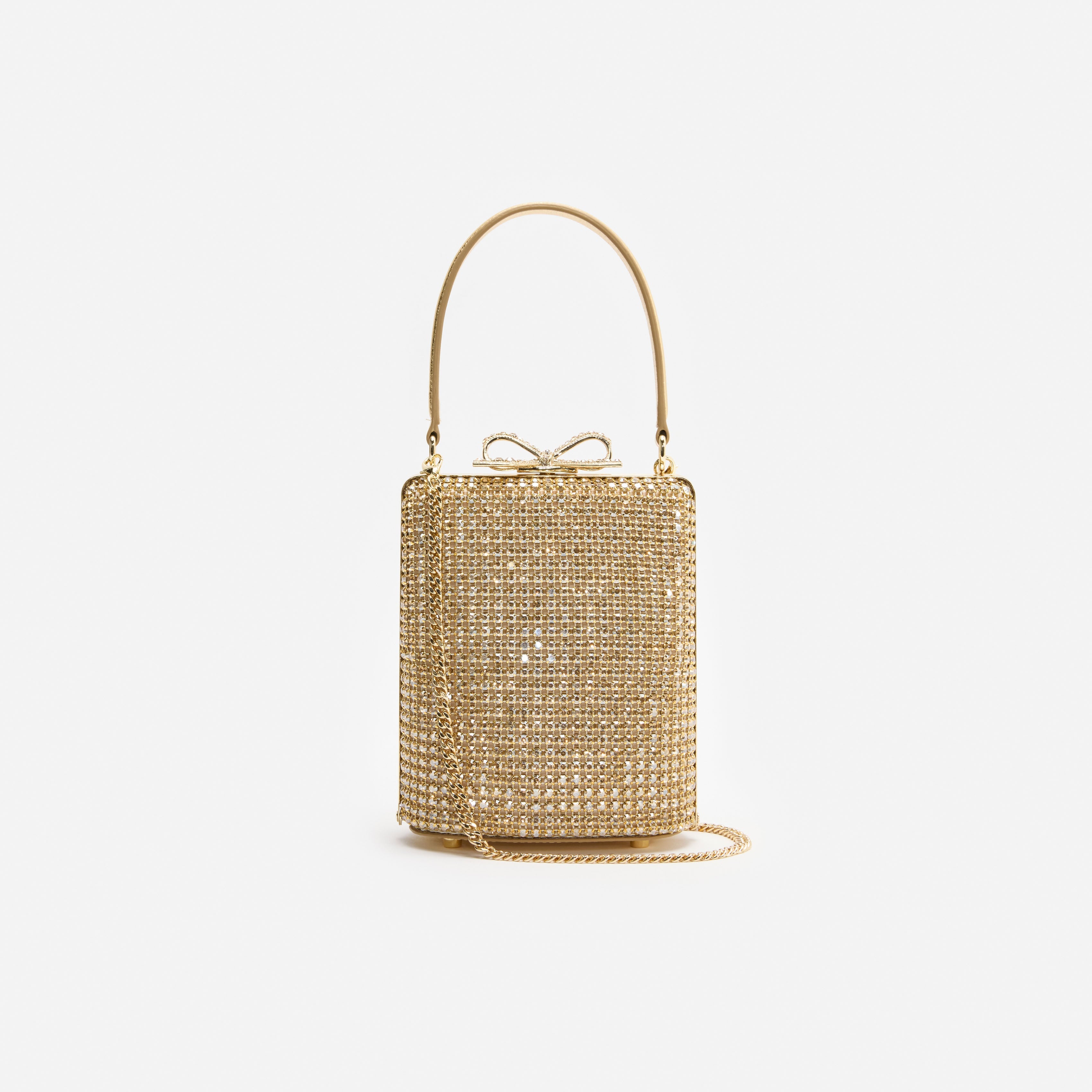 Gold Crystal Mini Bag – self-portrait-EU