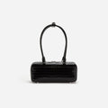 Black Croc Shoulder Bag