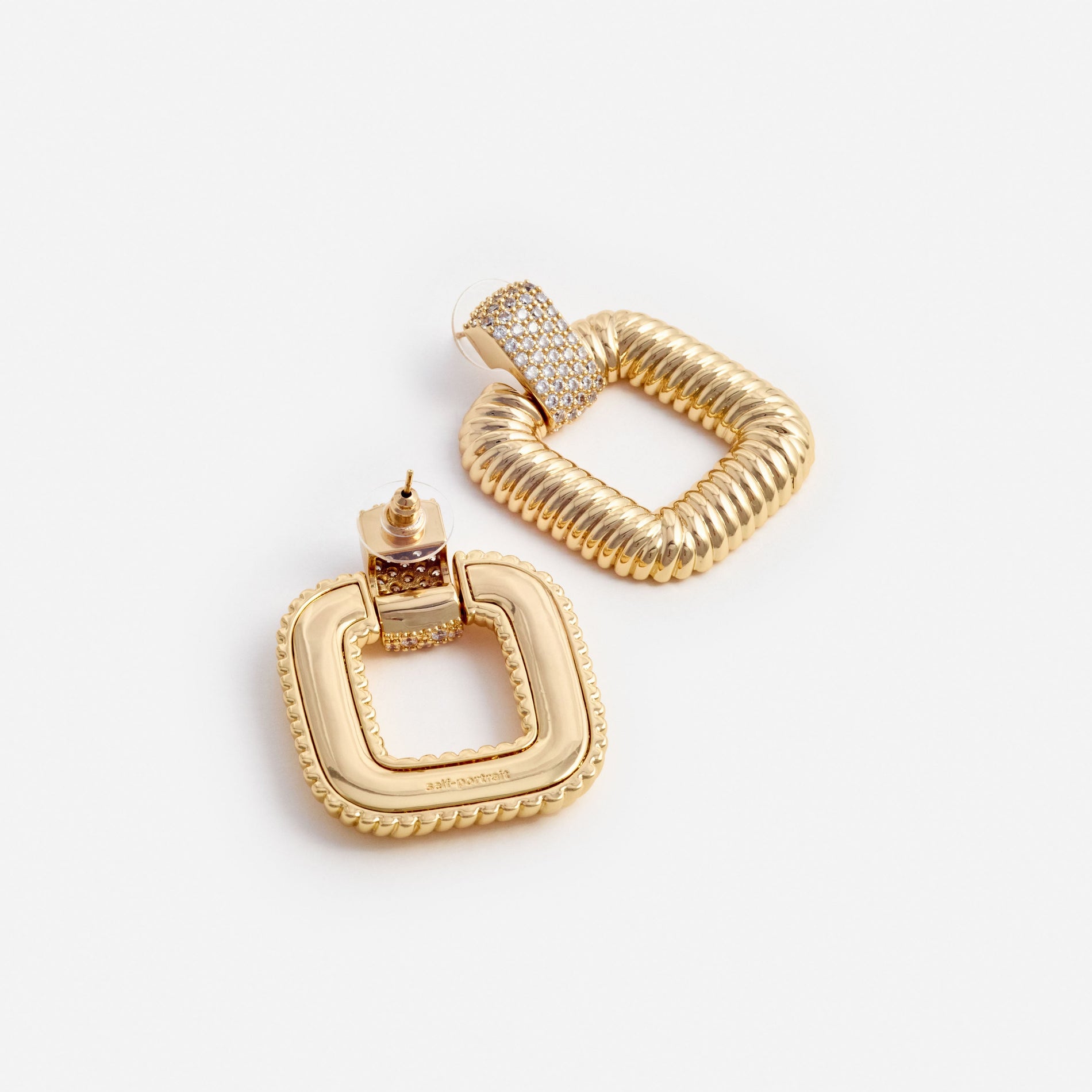 Gold Knocker Earrings
