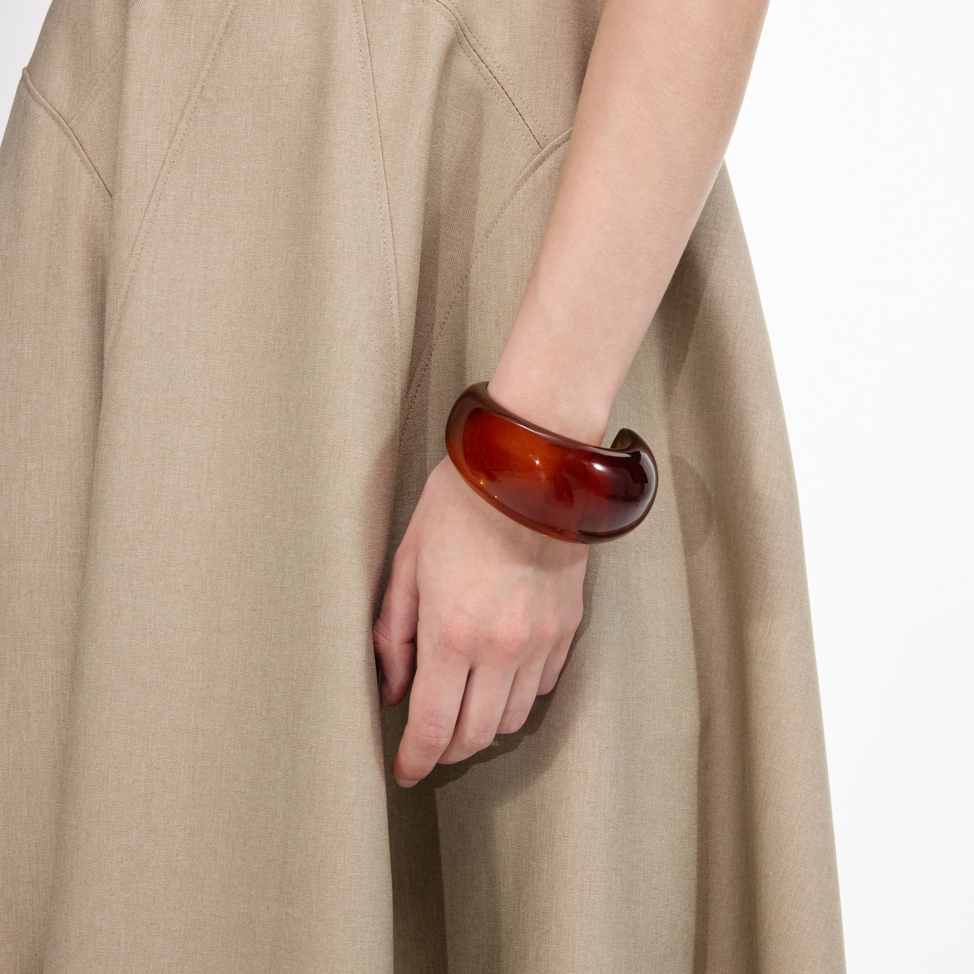 Amber Resin Cuff