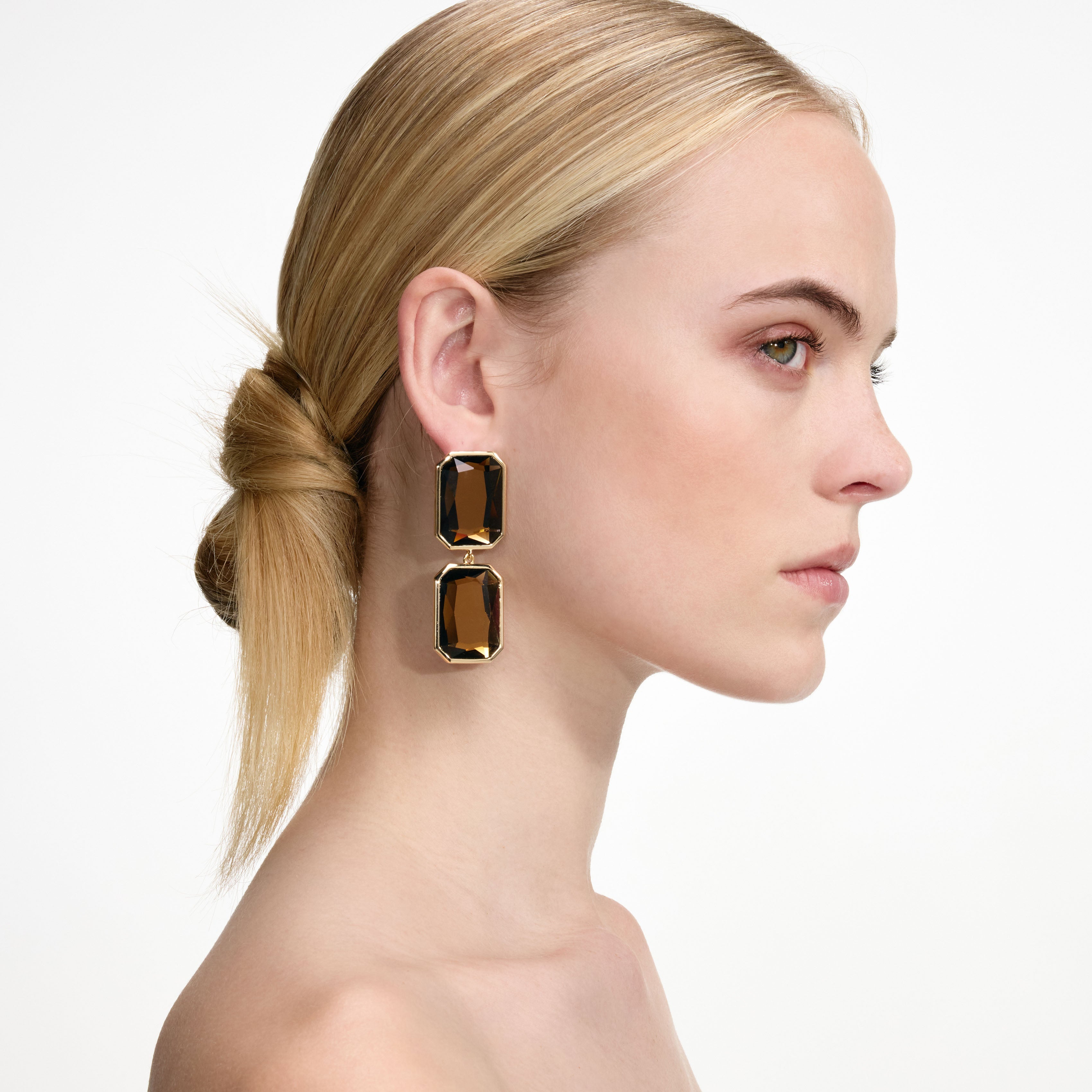 Amber Tiered Earrings