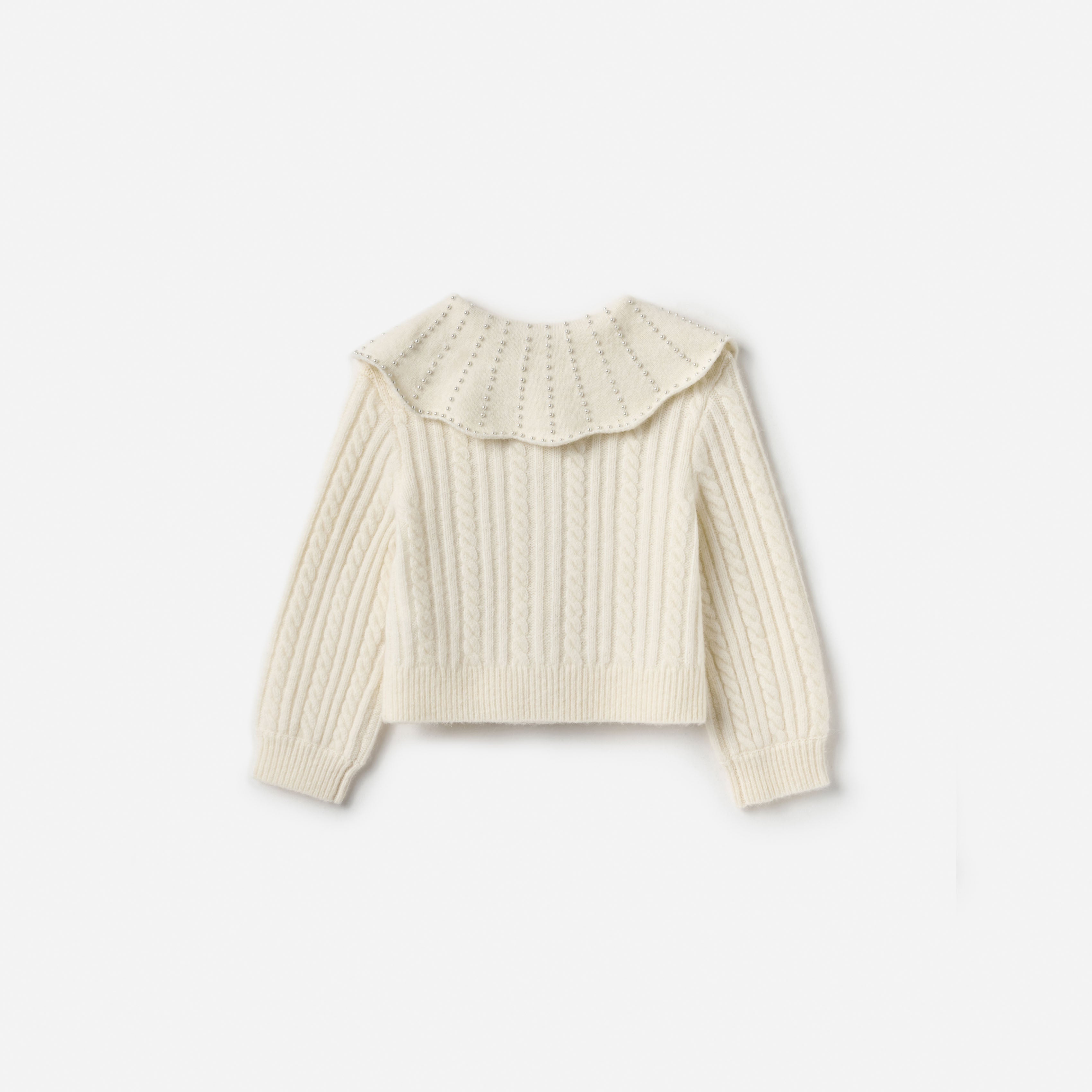 Cream Alpaca Cardigan