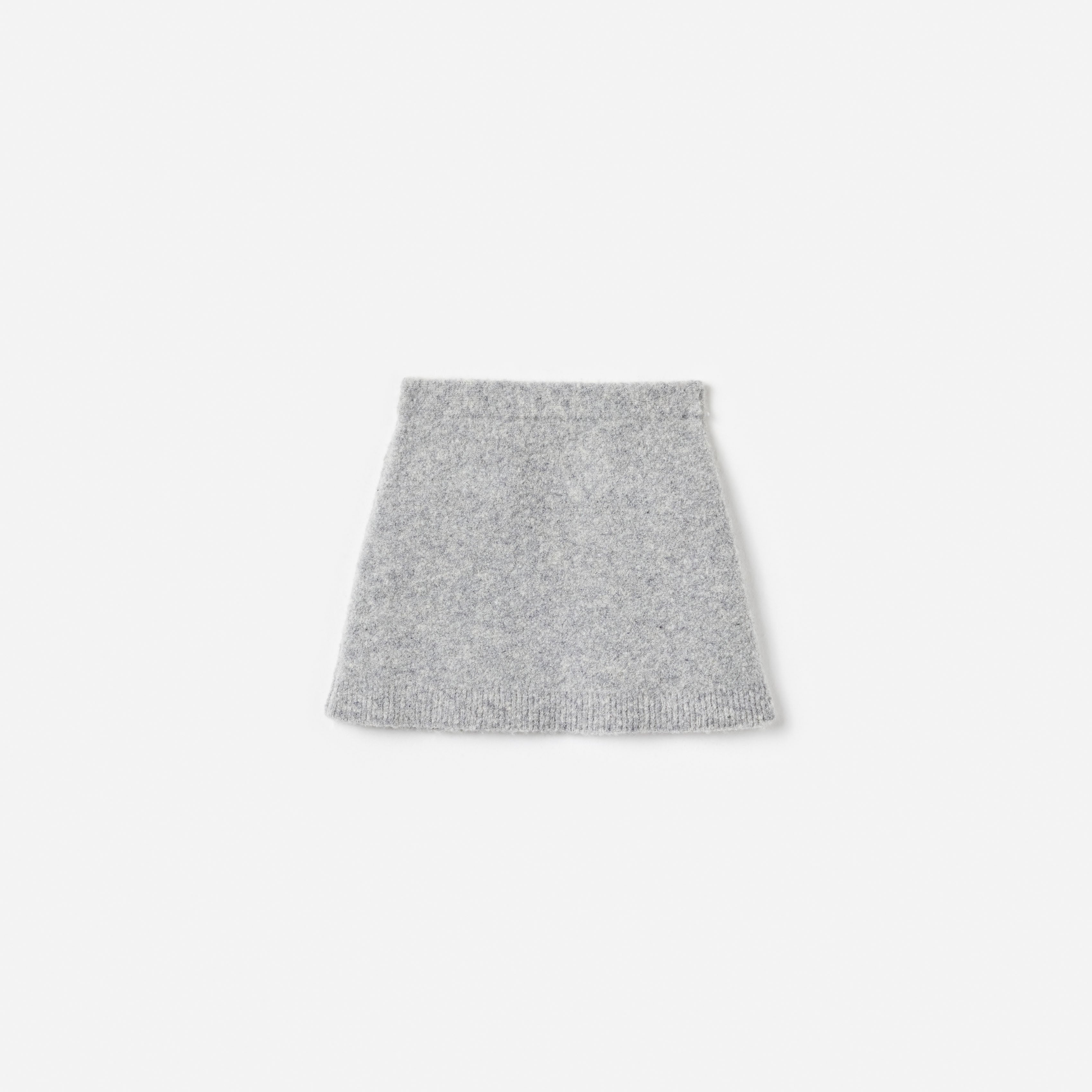 Grey Knit Skirt