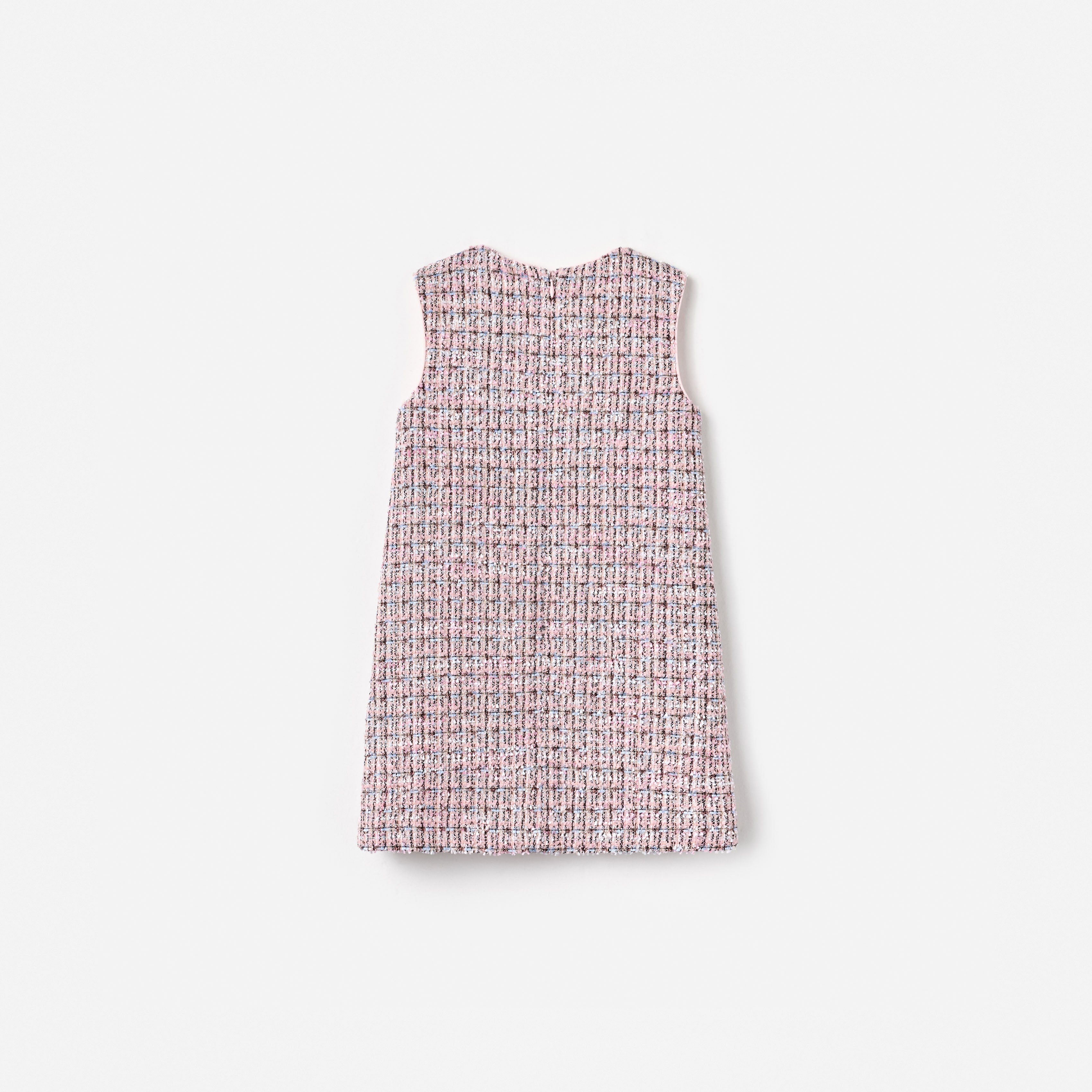 Pink Boucle Dress