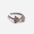 Brown Check Headband