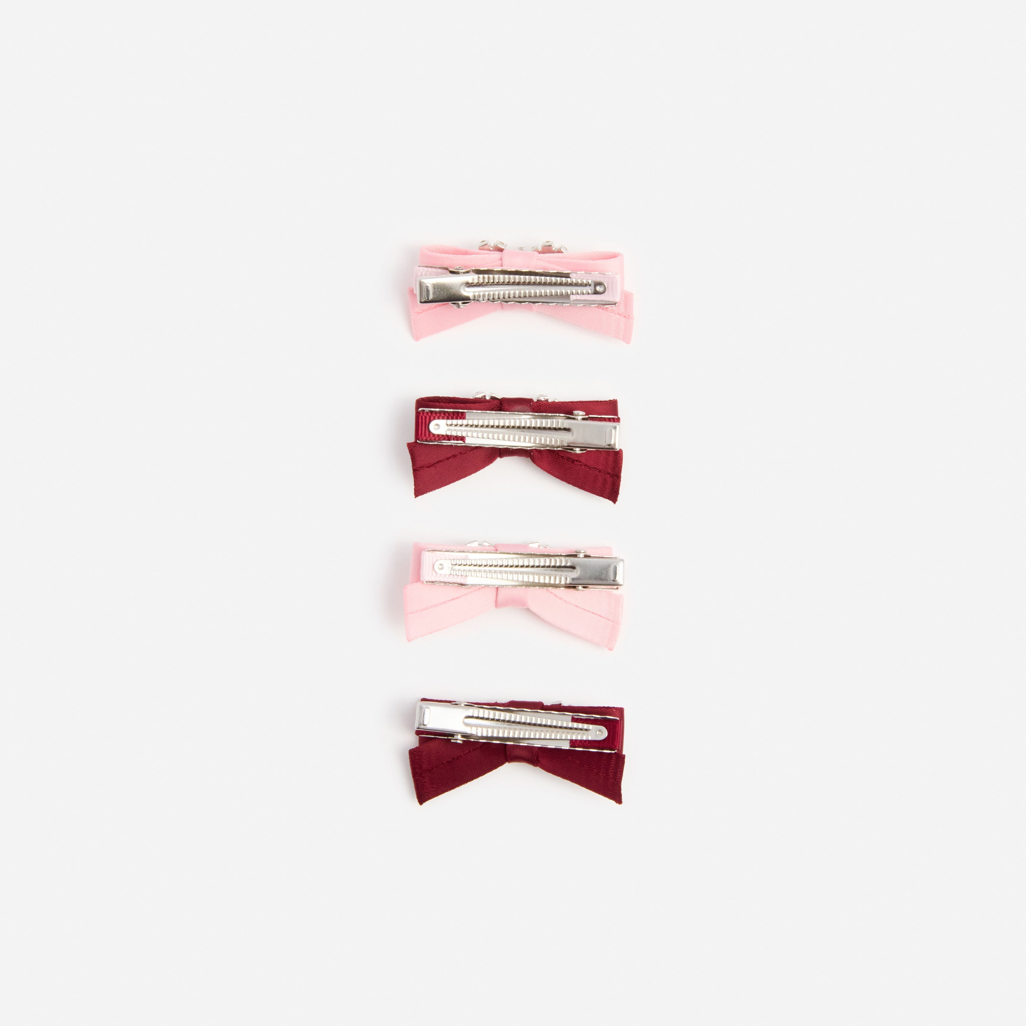 Satin Bow Hairclips