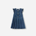 Flared Denim Dress