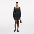 Indigo Denim Long Sleeve Mini Dress
