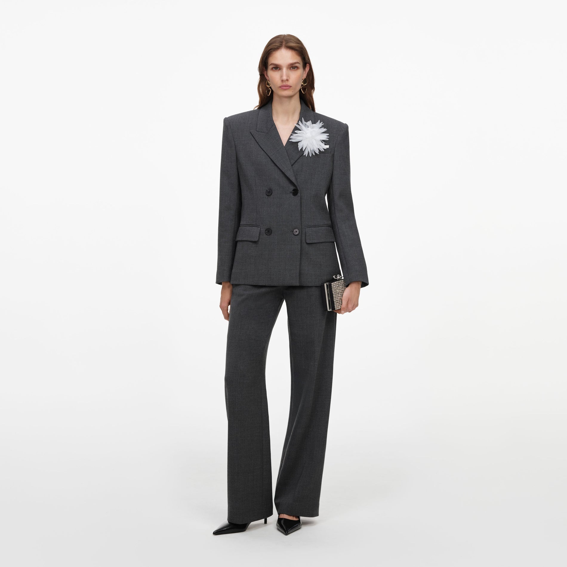 Grey Tailored Trousers