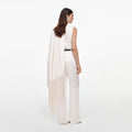 Cream Satin Trousers