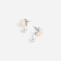 Pearl Cluster Droplet Earring