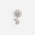 Crystal Flower Brooch