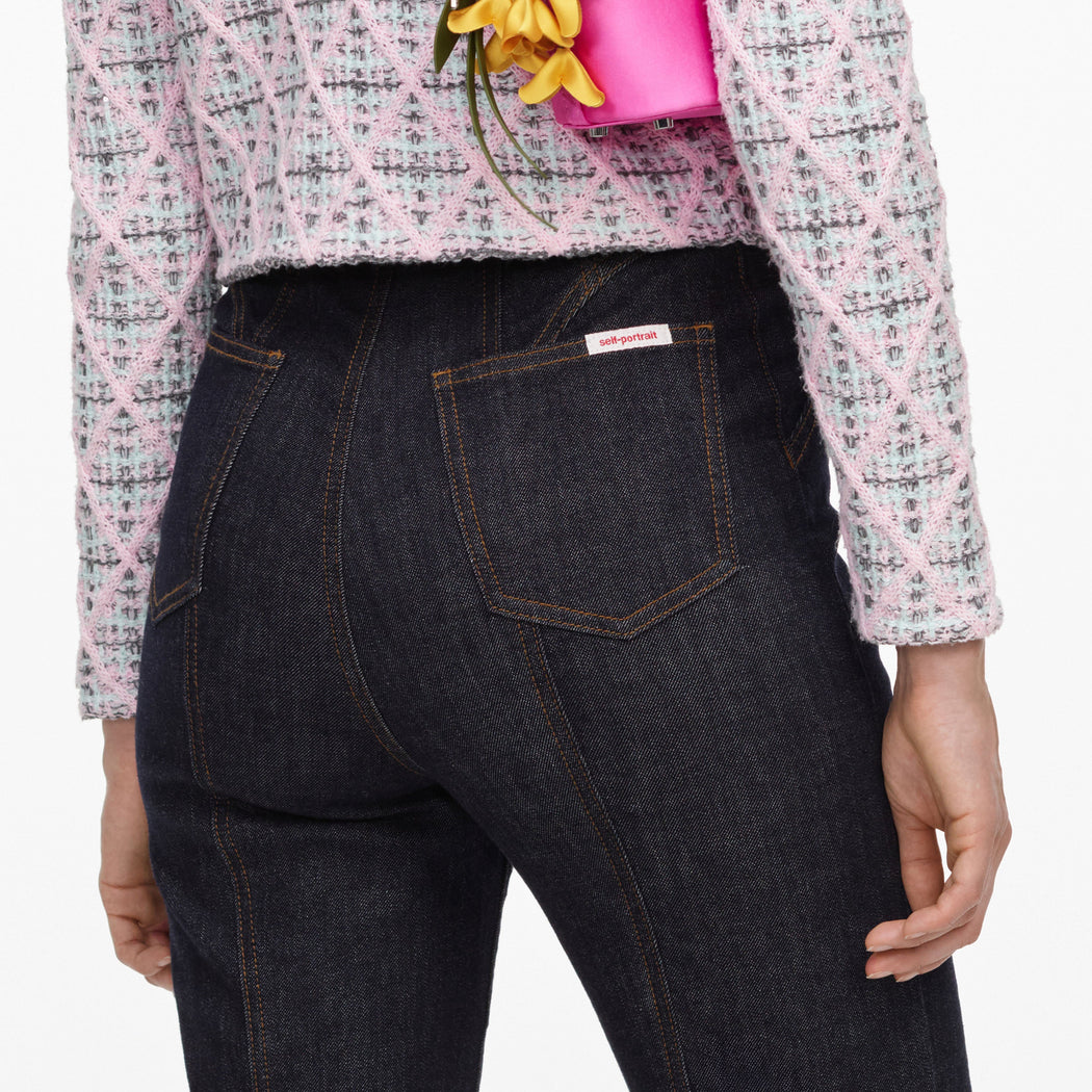 Indigo High Waisted Denim Jeans