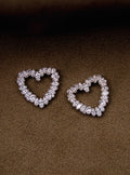 Mini Crystal Heart Earrings