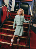 Mint Heart Knit Cardigan
