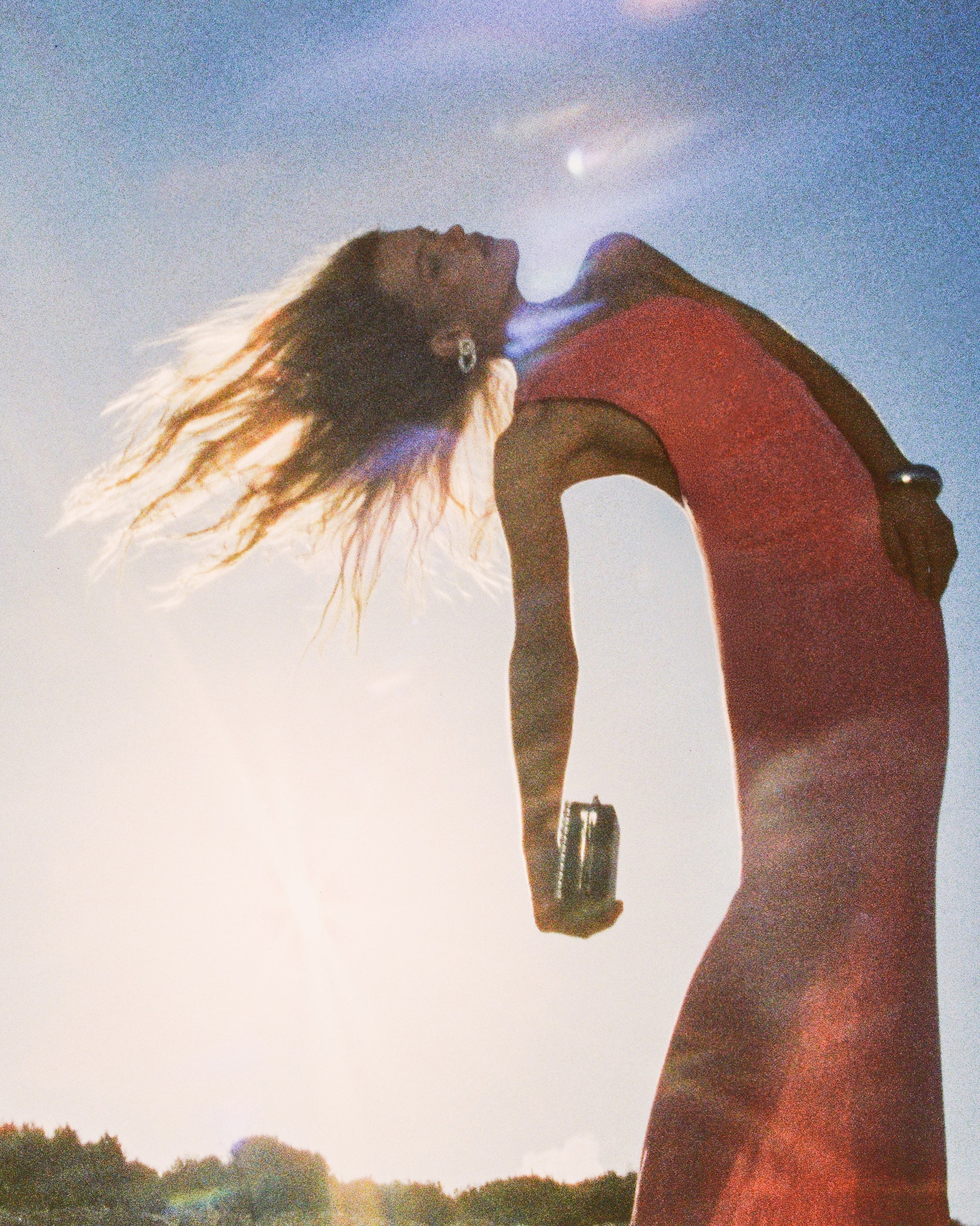 Pink Viscose Knit One Shoulder Maxi Dress